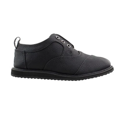Zapatos informales negros sin cordones TOMS Brogue para niños pequeños 10010665 Foto 1 de 4