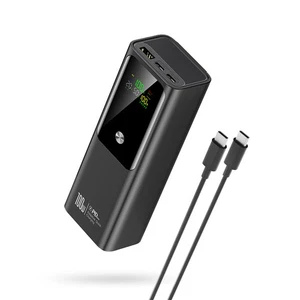 Powerbank 100000mAh 100W USB-C PD 65W | Portatile iPhone Samsung Tablet Viaggio - Foto 1 di 19