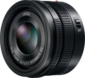 Panasonic LUMIX G LEICA DG SUMMILUX 15mm F1.7 ASPH. H-X015-K Schwarz Neu - Bild 1 von 2