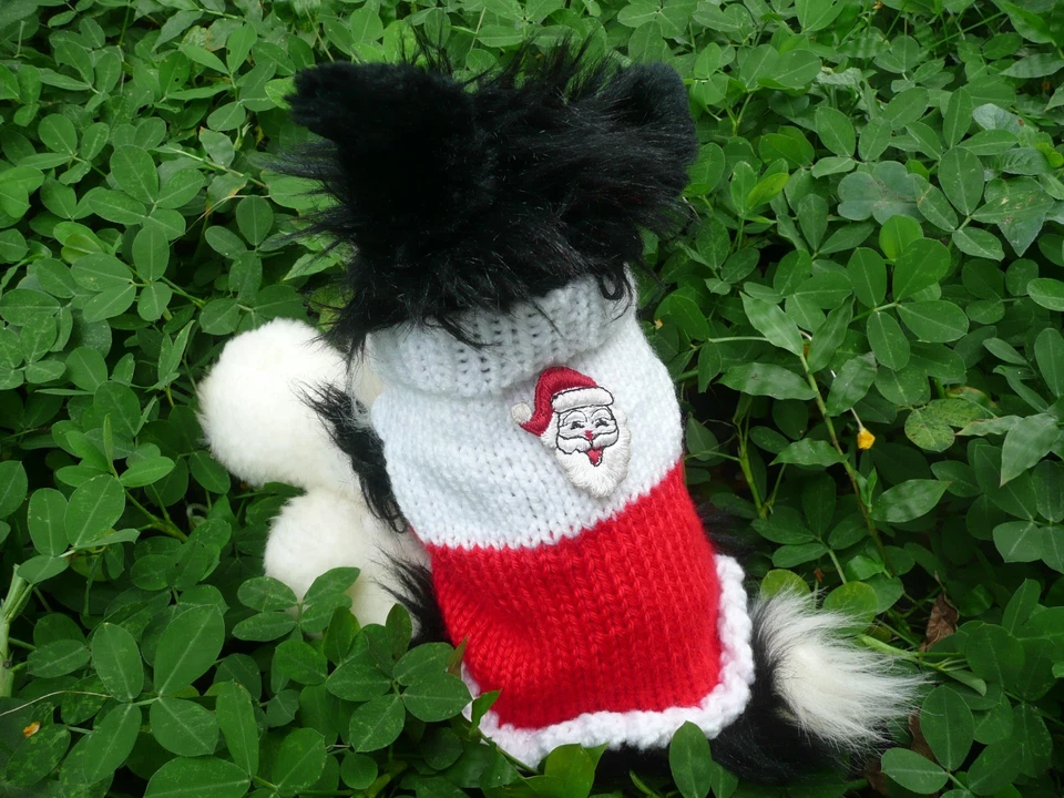XXS handmade knit dog sweater - Image 1 of 1