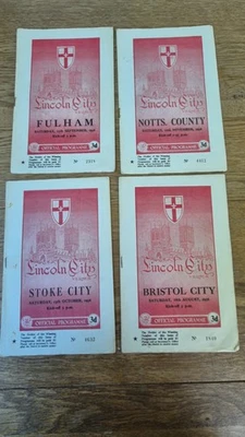 31 DIFFERENT Lincoln City Home And Away Programmes 1956-1960 - Image 1 of 4