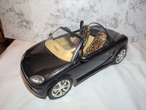 My Scene Cruisin’ in My Ride Convertible Car Black Leopard Cheetah Seats Barbie - Picture 1 of 13