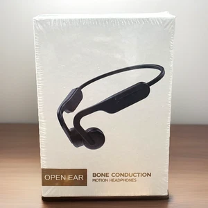 KESIEME Open Ear Bone Conduction Motion Wireless Headphones Black Bluetooth - Picture 1 of 3