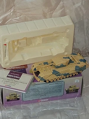 CORGI WORLD WAR II CC60104 CHURCHILL MK III TANK  1942 SORTIE BOITE / PHOTO 1/50 - Photo 1/4