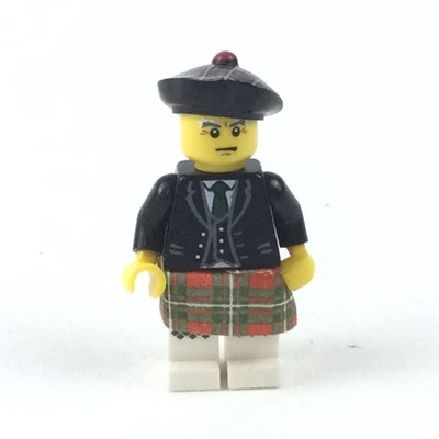 LEGO Minifigure BAGPIPER CMF Series 7 8831 Scottish Kilt 2012 NO BAGPIPES - Image 1 of 4