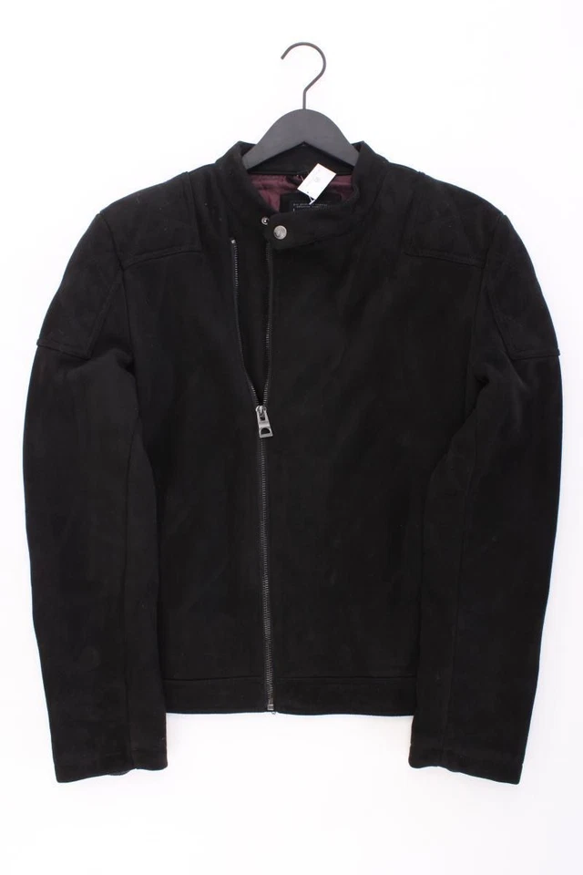 Guess Übergangsjacke Classic Jacke für Herren Gr. 50, M schwarz aus Polyurethan - Bild 1 von 4