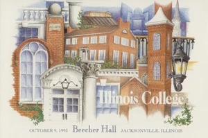 #UX172-C1 19c Beecher Hall Postal Card First Day Ceremony Program - Picture 1 of 1