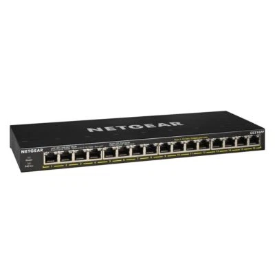 Netgear GS316PP-100NAS GS316PP Ethernet Switch - 16 Ports - 2 Layer Supported - Image 1 of 2