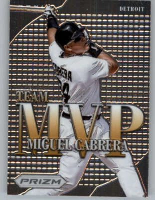 2012 Panini Prizm Team MVP #MVP10 Miguel Cabrera (ref 155166) - Image 1 of 2