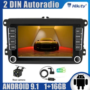 Radio de coche 7" Android 9.1 DAB+ GPS Navi para VW Golf 5 6 Touran Tiguan Passat Polo - Imagen 1 de 12