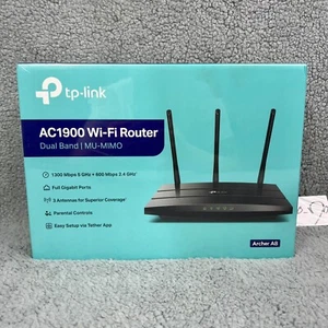 TP-LINK Archer A8 AC1900 Wi-Fi WiFi Router Dual Band Mu-Mimo Brand New Sealed ! - Picture 1 of 8