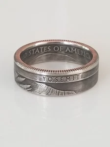 California Yosemite Coin Ring | Yosemite Nationalpark | Yosemite Schmuck | Ring - Bild 1 von 6