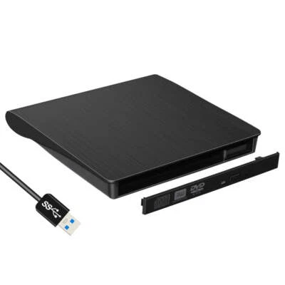 caja externa móvil DVD/CD-ROM para ordenador portátil sin unidad óptica 9.5mm - Image 1 of 4