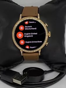 Fossil Gen 4 Authentic Digital Dial Smart Watch Custom Band FTW6011 CO52 - Picture 1 of 12
