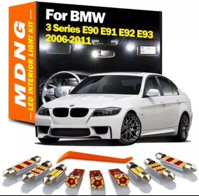 Pack Intérieur LED pour BMW M E90 E91 E92 E93 Serie 3 Kit Ampoule Blanc - Photo 1/3