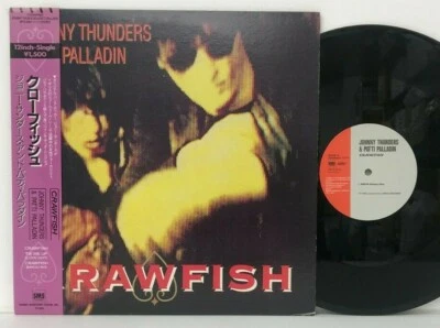Patti Palladin & Johnny Thunders - Crawfish 12" Single 1985 Japan LP PUNK w/ obi - Image 1 of 3