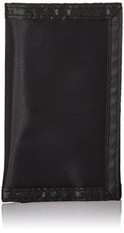 Rico MLB White Sox Nylon Trifold Wallet, Black Cover
