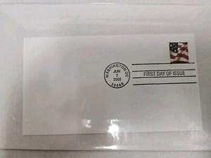 US 2002 issue / Flag Self Adhesive FDC - Picture 1 of 2