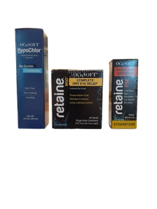 Ocucsoft - Hypochlor/Retaine Eye Care Combo - wählen Sie Ihren Typ und Ihre Größe - Bild 1 von 4