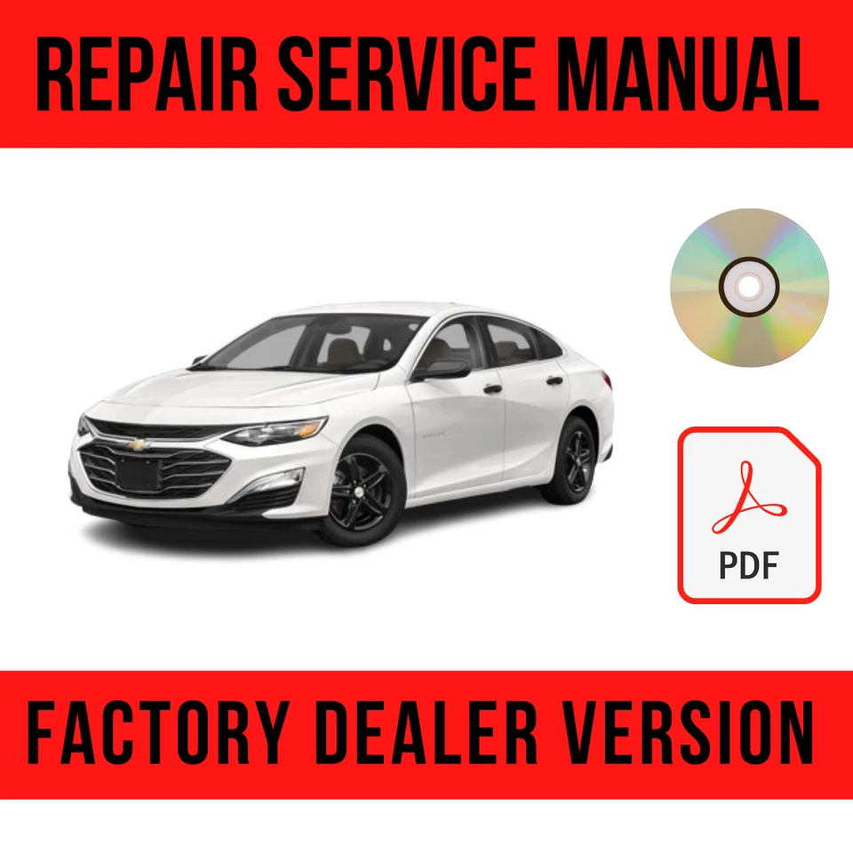 Chevrolet Malibu 2016-2024 manual de reparación de fábrica chevy Foto 1 de 1