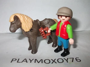 PLAYMOBIL. TIENDA PLAYMOXOY76. NIÑO CON PONY. - Picture 1 of 1