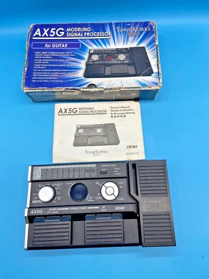 #SE3989# Vintage Korg AX5G Multi Effektpedal E-Gitarre Toneworks in OVP *GUT* - Bild 1 von 4