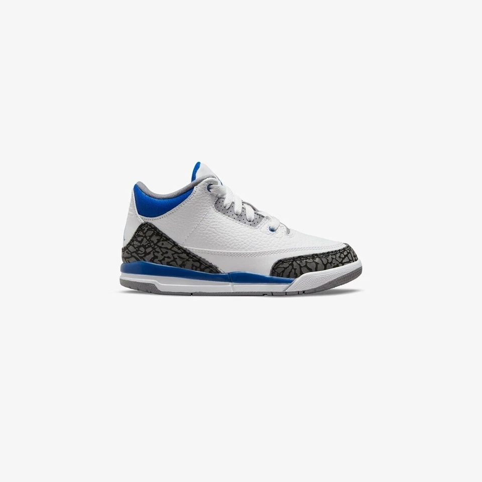 Size 1 (PS) - Jordan 3 Retro Mid Racer Blue
