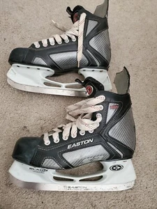EASTON STEALTH S3 ICE HOCKEY SKATES Sz 8 adult uni-body Bladz stainless 271L 8L - Picture 1 of 14