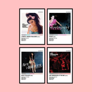 AMY WINEHOUSE SINGER ARTIST ALBUM POSTER COLOUR PALETTE ART MUSIC GIFT - Picture 1 of 5