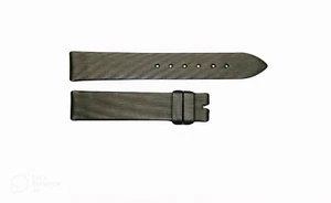 Grey Satin Watch Strap for Chopard Cartier Vacheron Constantin 15 mm x 14 mm - Imagen 1 de 2