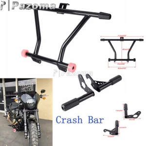 Highway Peg Crash Bar Protector For Harley Softail Fat Bob 114 FXFBS 2018-2023 - Picture 1 of 10