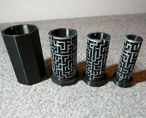 Maze Puzzle MazeBox Russian Doll Teaser Money Gift Maze Box Secret Black Silver - Picture 1 of 10