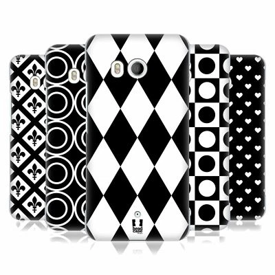 HEAD CASE DESIGNS BLACK AND WHITE PATTERNS CASE & WALLPAPER FOR HTC PHONES 1 - Image 1 of 4