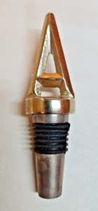 Gold Letter A Wine Stopper - Picture 1 of 3