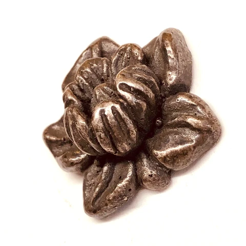 Realistic Flower British Bakelite Button Cover