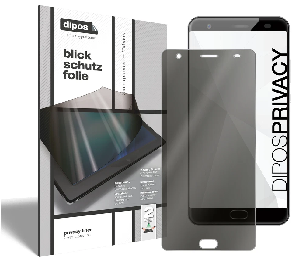 Protector Pantalla para Oukitel K6000 Plus (vertical) Protección Antiespía Foto 1 de 4