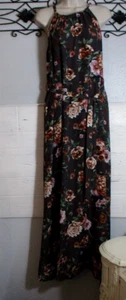 Everly Maxi Dress Size S Multicolored Floral Sleeveless - Picture 1 of 5