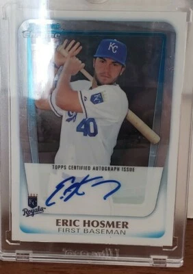 Eric Hosmer 2011 Bowman cromo radiocontrol autógrafo Foto 1 de 4