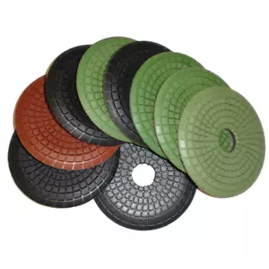 3" Convex Diamond Polishing Pads - Picture 1 of 13