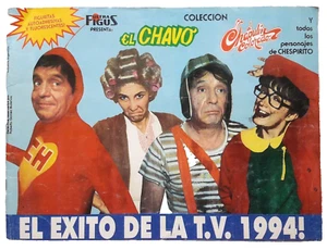 Vtg 1994 Chavo del 8-Chapulin Colorado Ultra Figus Argentina Sticker Album Read - Picture 1 of 12