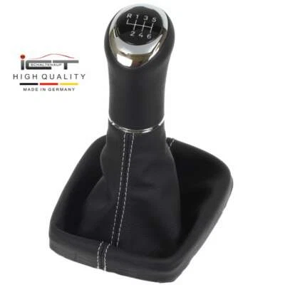 Pomo de cambio de marchas para Ford Galaxy Seat Alhambra VW Sharan 1 Tipo 7M plata B64 Foto 1 de 4