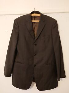 Mens Pierre Balmain Single Breasted Suit Jacket charcoal 40R