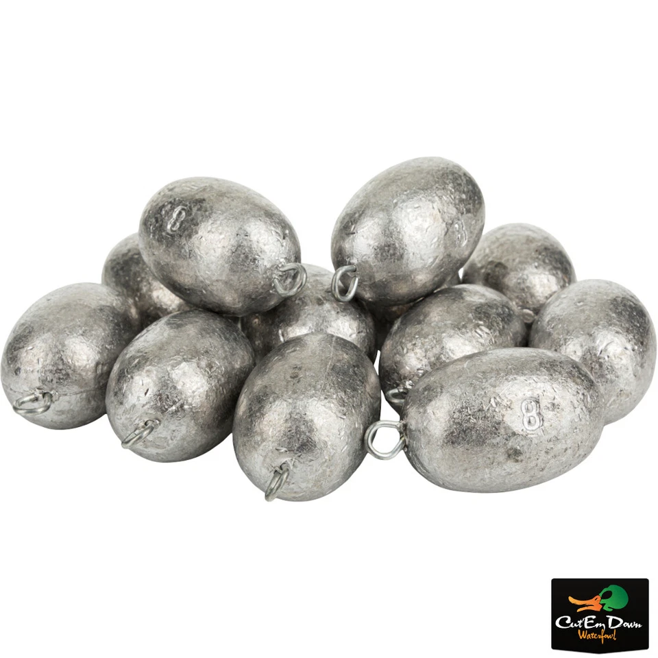 NEW DRAKE WATERFOWL TEXAS RIG EGG WEIGHTS 12 PACK - Image 1 of 1