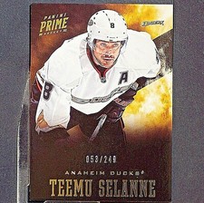 TEEMU SELANNE  /249  2012-13  Panini  Prime  #85  Anaheim Ducks