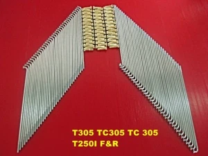 Fit SUZUKI T305 TC305 TC 305 T250I F&R SPOKE SET 72Pcs.NIPPLE GOLD JAPAN  [mi] - Picture 1 of 7