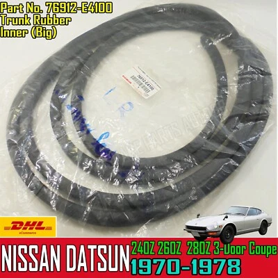 SELLO DE GOMA ESCOTILLA INTERIOR PARA DATSUN 240Z 1970-1973 SELLO DE GOMA GRANDE RESISTENTE AL CLIMA Foto 1 de 4