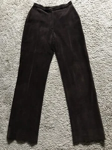 Maria Luisa B. Damen braune Cordhose gewellter Saum Vintage Größe 40/8 - Bild 1 von 6