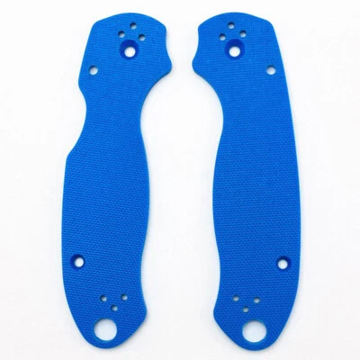 1 par de escalas de manijas G-10 negras azules verdes stock para Spyderco Para 3 ENVÍO A EE. UU. Foto 1 de 4