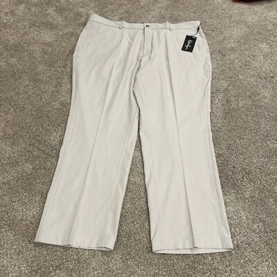 NWT Walter Hagen Men’s 11 Big & Tall Majors Golf Pants Size 48x30 Light Khaki
