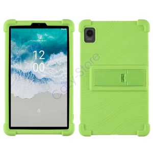 For Nokia T10 2022 8" Tablet Kids Silicone Portable Stand Shockproof Tablet Case - Picture 1 of 22